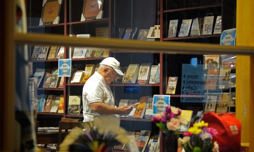 books with man